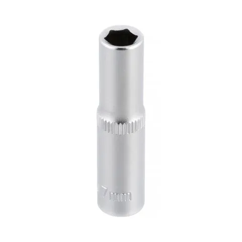 562165 PELA Hylsa drivstorlek, 1/4", 6-kant, lång 7 mm Nyhet